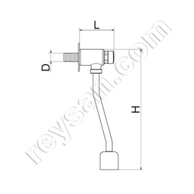 URINAL FLUSHOMETER FAUCET