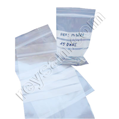 PE BAG WITH BANDS 100 PCS.