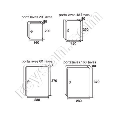 FIXED KEY HANGER CABINET