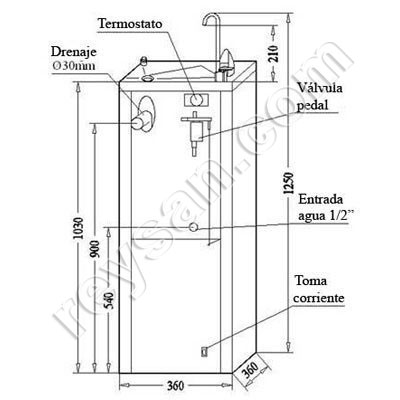 WATER SOURCE W/SWAN 60L/H