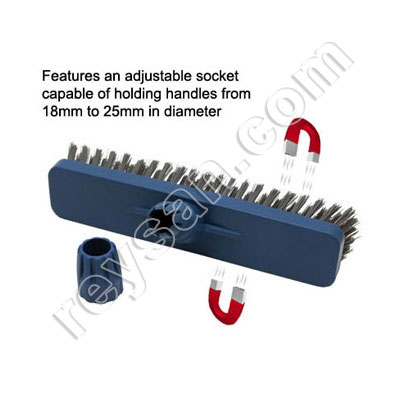 X-RAY DETECTABLE METAL FLOOR SCRUBBER