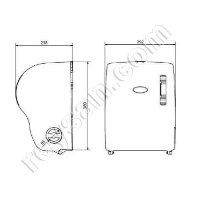 HAND DRYER DISPENSER UNIVERSAL