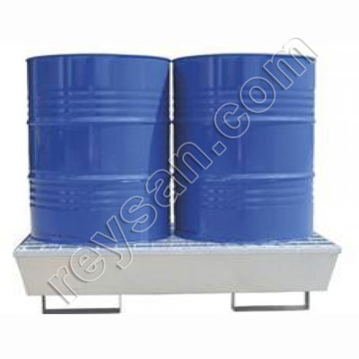 RETENTION BASIN FOR DRUMS