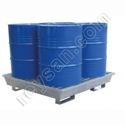 RETENTION BASIN FOR DRUMS