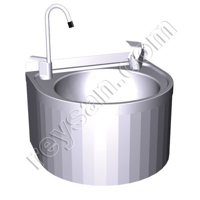 WALL MOUNTED ROUND FOUNTAIN