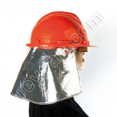 ALUMINISED NECK SHIELD FOR HELMET