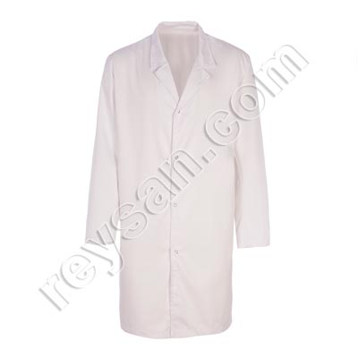 VISITOR LAB COAT WITH SNAP BUTTONS