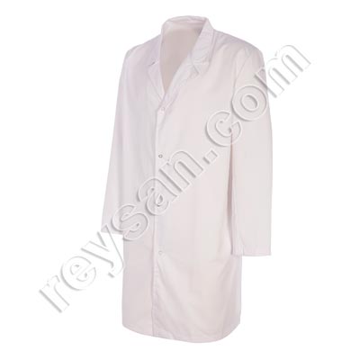 VISITOR LAB COAT WITH SNAP BUTTONS
