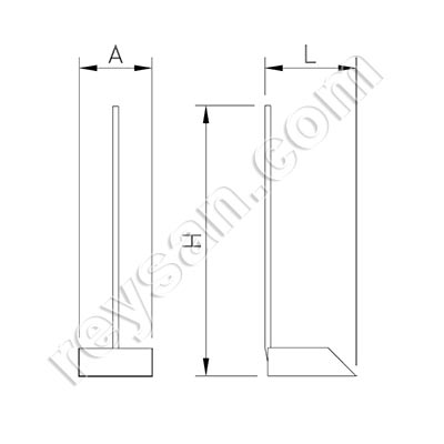 STAINLESS TRASH BAG SCOOPER