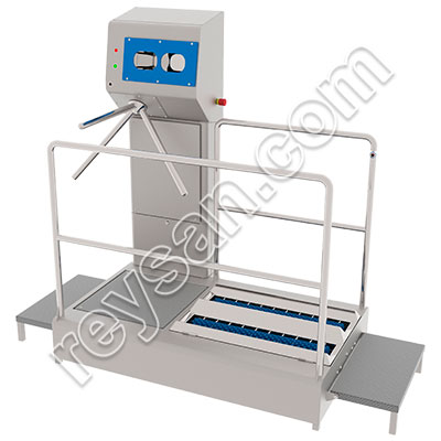 AUTOMATIC STATION SOLES + HAND DISINFECTION