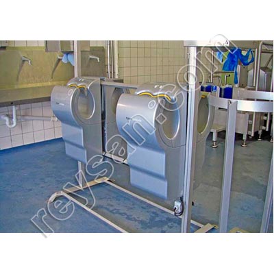 AUTOMATIC STATION SOLES + HAND DISINFECTION