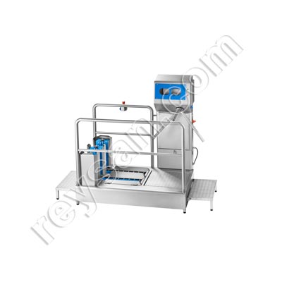 AUTOMATIC BOOT+SOLES+HAND DISINFECTION STATION
