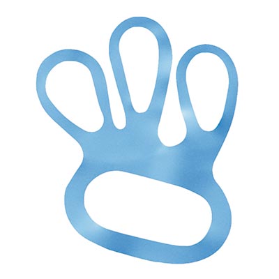 GLOVEFITTER MESH GLOVE DETECTABLE