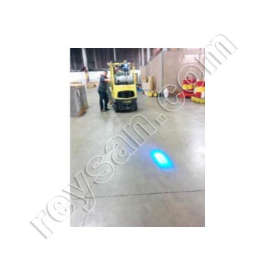 WARNING LIGHT TO PEDESTRIANS