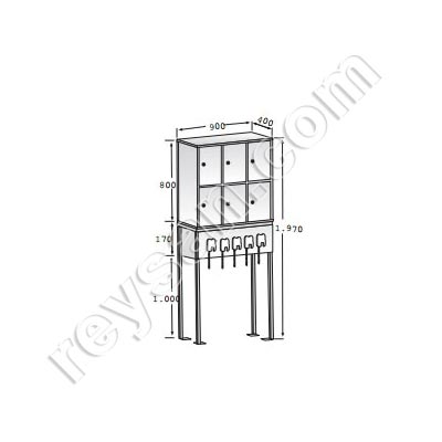 SUPERMARKET MOORING LOCKER