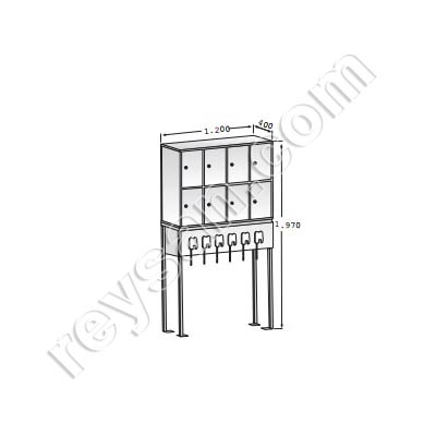 SUPERMARKET MOORING LOCKER