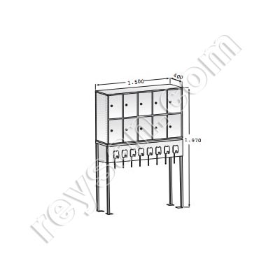 SUPERMARKET MOORING LOCKER