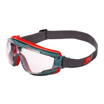 Scratch- and splash-resistant safety goggles