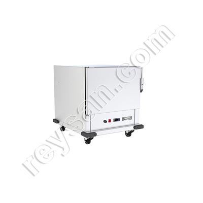 HOT TROLLEY FOR THE TRANSPORT OF FOOD