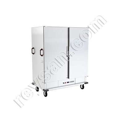 HOT TROLLEY FOR THE TRANSPORT OF FOOD