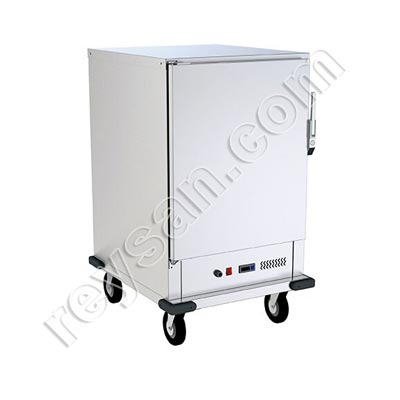 HOT TROLLEY FOR THE TRANSPORT OF FOOD