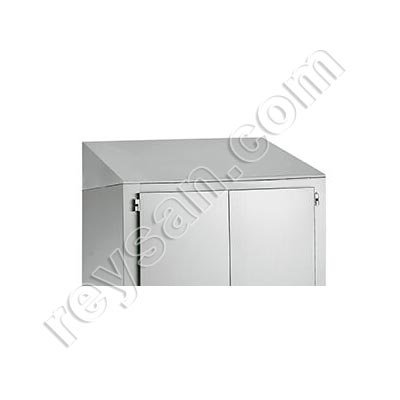 INCLINED PROTECTIVE ROOF FOR STAINLESS STEEL CABINETS