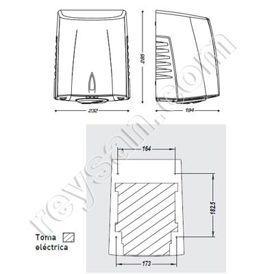 ELECTRIC HAND DRYER AIRCOPT