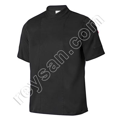 KITCHEN JACKET MICROFIBER SHORT SLEEVE
