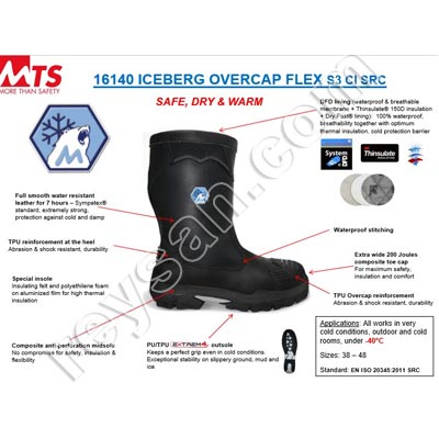 BOOT MTS ICEBERG OVERCAP FLEX S3