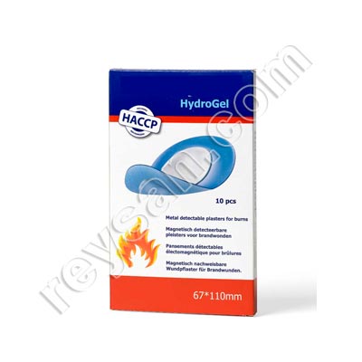 DRESSING BURNS DETECTABLE