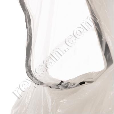 LDPE WATERPROOF DISPOSABLE PONCHO WITH SLEEVES
