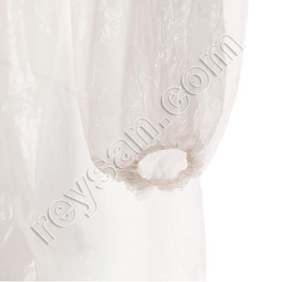 LDPE WATERPROOF DISPOSABLE PONCHO WITH SLEEVES