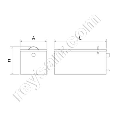 STAINLESS STEEL BIOLOGICAL FAT SEPARATOR