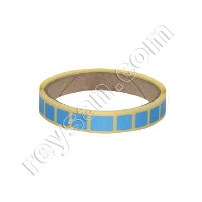 BLUE METAL DETECTABLE LABEL 10 X 10 MM