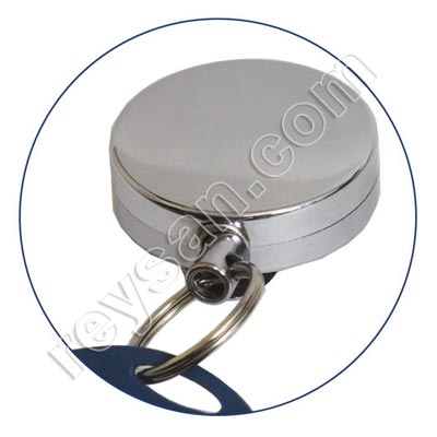 STAINLESS STEEL RETRACTABLE LANYARD WITH X-RAY DETECTABLE CLIP
