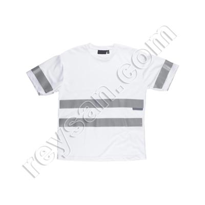 TECH T-SHIRT WITH REFLECTIVE SHORT SLEEVE