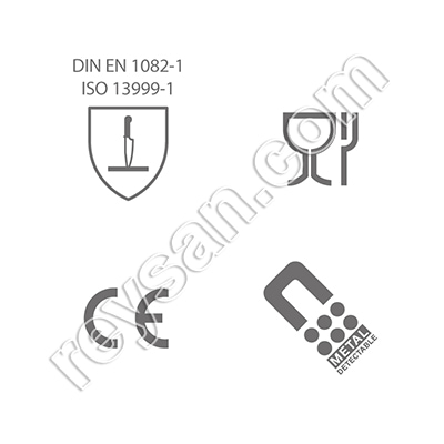 NIROFLEX 2000 METAL DETECTABLE MESH GLOVE