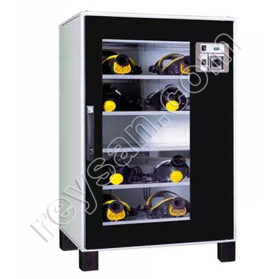DISINFECTION AND DRYING CABINET FOR MASKS-HELMETS