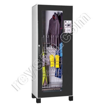 DISINFECTION AND DRYING CABINET FOR 12 PPE SUITS