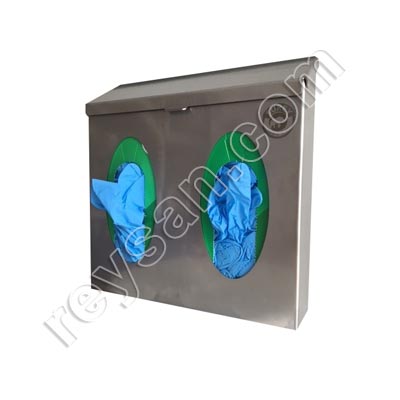 STAINLESS STEEL DISPENSER CLOSED GLOVES