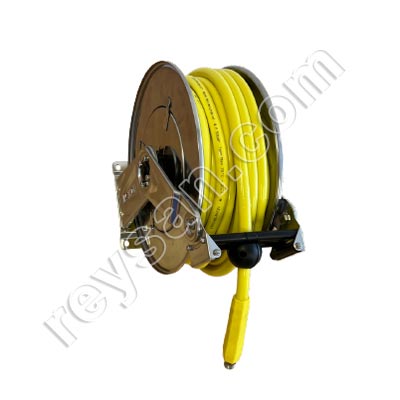 AUTOMATIC STAINLESS STEEL HOSE REEL WITH HOSE