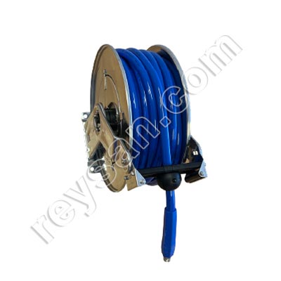 AUTOMATIC STAINLESS STEEL HOSE REEL WITH HOSE