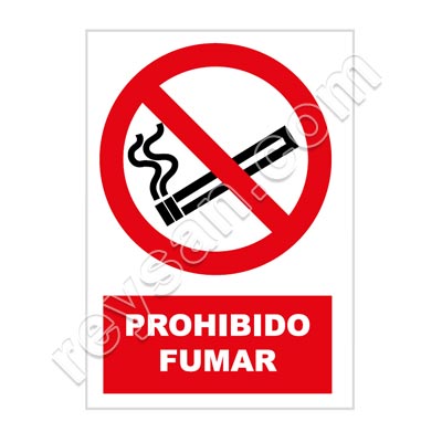 SEÑAL PROHIBIDO FUMAR