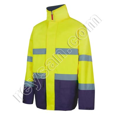 BICOLOR HIGH VISIBILITY PARKA