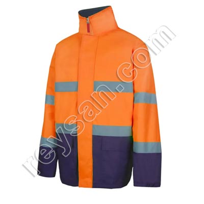 BICOLOR HIGH VISIBILITY PARKA