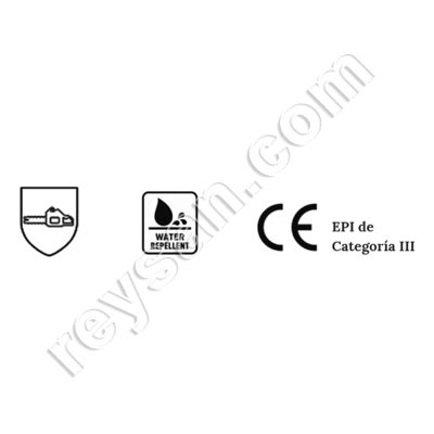 RED CHAINSAW PANTS CLASS 1