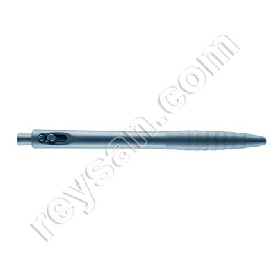 RETRACTABLE PEN WITHOUT DETECTABLE METAL CLIP