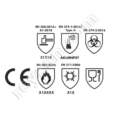 NIROFLEX BLUESHELL SKINNER GLOVE