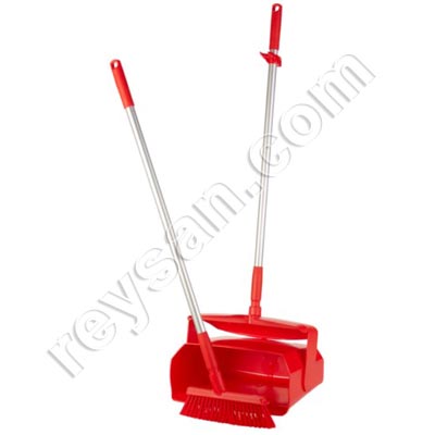 Vikan 5665 350mm Dustpan + Medium Broom