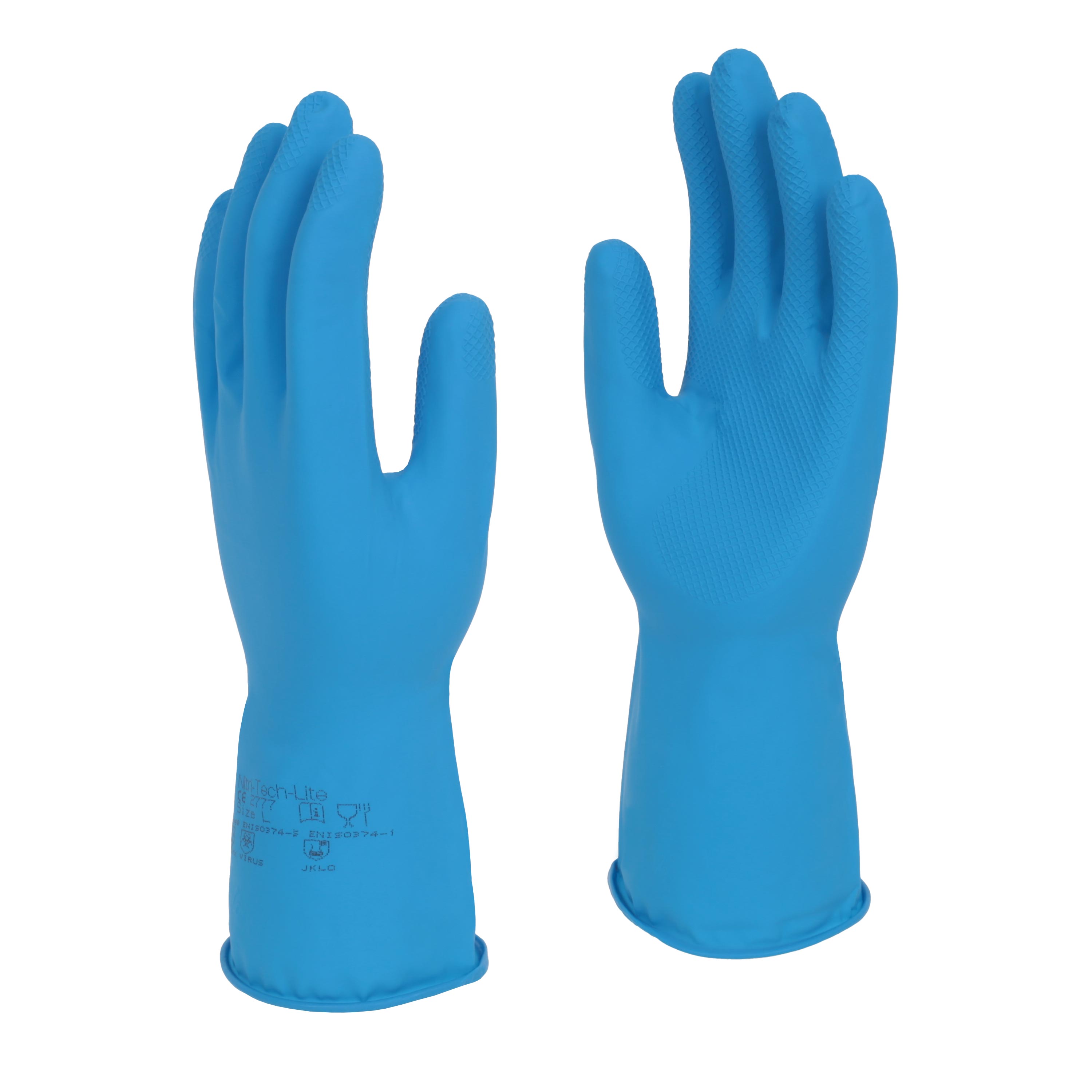 Nitrile gloves for chemical protection